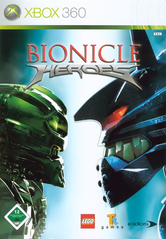 Bionicle Heroes box art for Xbox 360